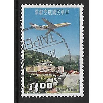 CHINA TAIWAN 1967 $8 BOEING OVER PALACE MUSEUM TAIPEH SG603 FINE USED#2