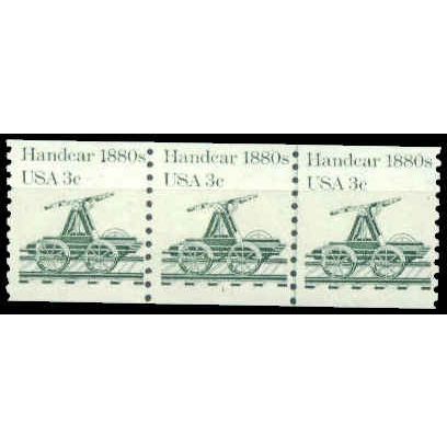 1898 3c Handcar Fine MNH Dry Gum PNC 1/3 P0965