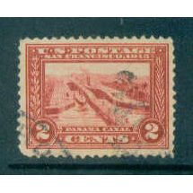 Used 398 2c Panama Canal Fine C2963
