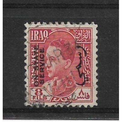 Iraq.O195 8f King Ghazi I (Red).Fine Used.Nov21