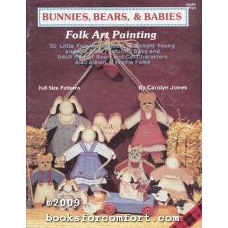 Bunnies, Bears, & Babies Folk Art Painting