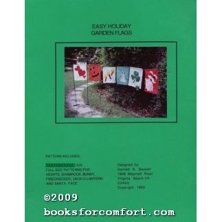 Easy Holiday Garden Flags