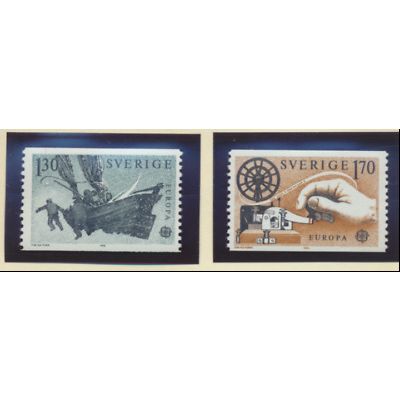 Sweden Stamps Scott #1278 To 1279, Mint Hinged