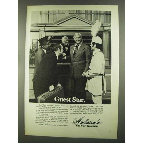 1972 Hotels Ambassador Ad - Guest Star