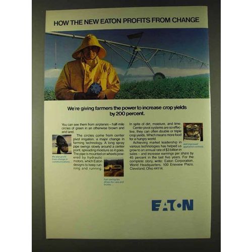 1979 Eaton Corporation Ad - Increase Crop Yields