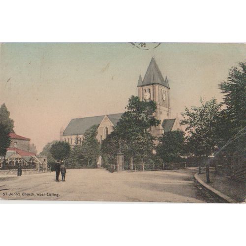 GB 1907 St Johns Church West Ealing by T Brinn see other listings