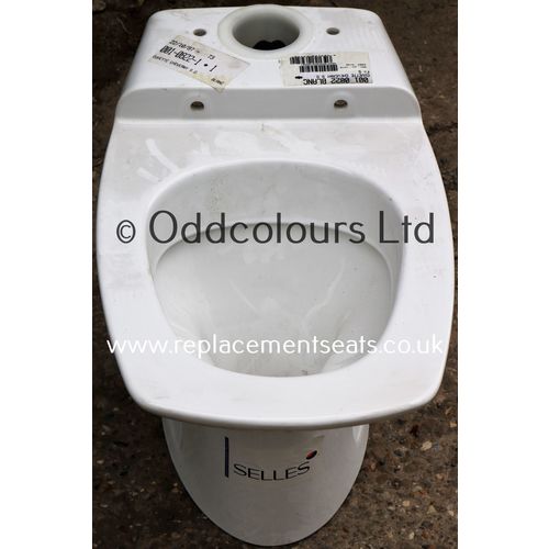 Selles Cheverny Close Coupled Pan in WHITE *BRAND NEW!*