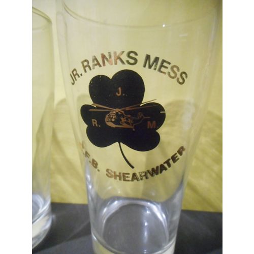 Canadian Forces Base Shearwater,Jr Mess Nova Scotia Drink Glasses,Helicopter