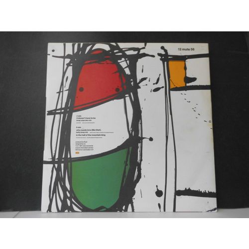 ERASURE 12" SINGLE.IT DOESN'T HAVE TO BE, MUTE 1987, 3 TRACKS , EXCELLENT CONDIT