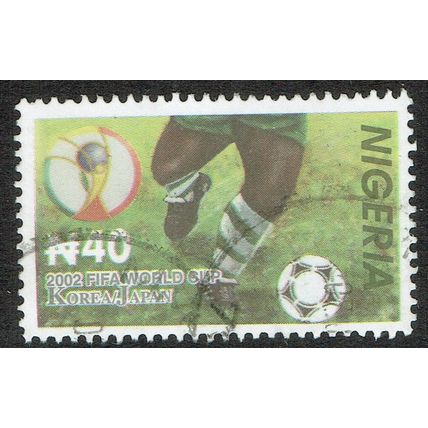Nigeria 2002 World Cup Football 40n Multicoloured SG796 FU