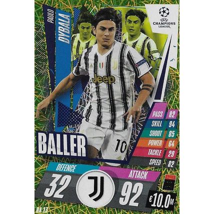 Match Attax UCL & UEL Extra 2020-21: Baller - Juventus, Dybala