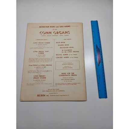 Concert Album For The Conn Organs Book 1 Wildman Russell BEL-WIN 1957