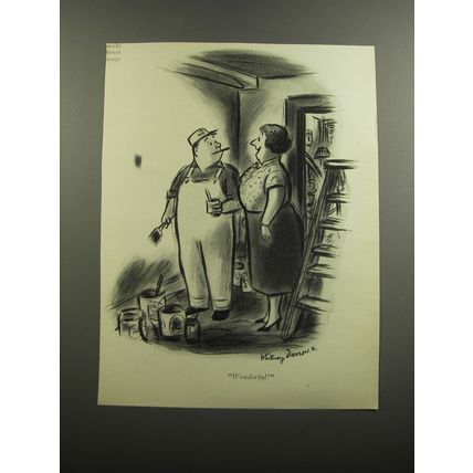 1952 Cartoon by Whitney Darrow, Jr. - Wonderful!