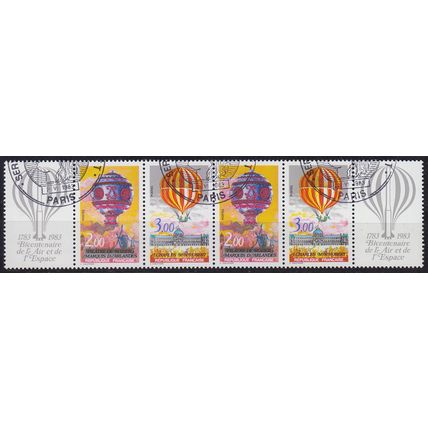 FRANKREICH FRANCE [1983] MiNr 2387-88 6er ( O/used ) Flugzeug