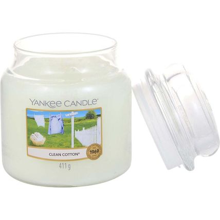 Yankee Candle By Yankee Candle Clean Cotton Scented Medium Jar 14.5 Oz