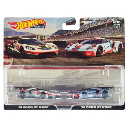 2016 Ford GT Race #67 White with Green and Red Stripes and 2016 Ford GT Race ...
