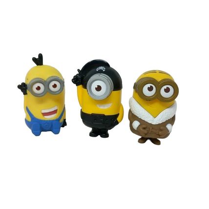 3 Mcdonald Minion Toys
