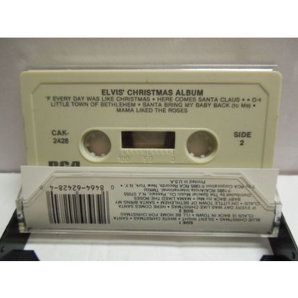 Elvis Presley- Elvis’ Christmas Album Cassette. 1985 RCA. Vintage