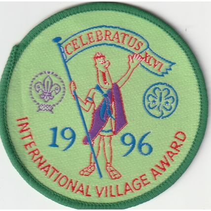 Scout Badge UK Jamboree - Essex 1996 - Village Award (J1)