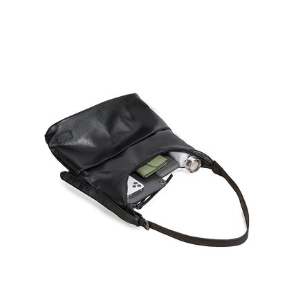 Women Vegan Leather Top Handle Shoulder Purses and Handbags Black