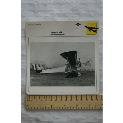Martin MB-1 - USA - Medium Bomber - Collectors Club Card