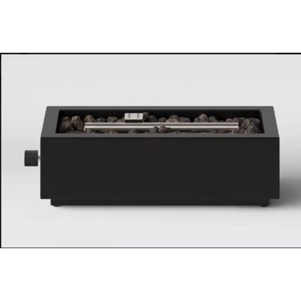 Two Harbors 14" Patio Tabletop Fireplace Black - Threshold™
