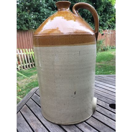 Large Stoneware Flagon