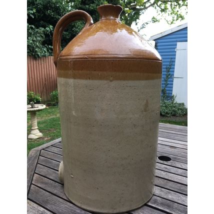 Large Stoneware Flagon