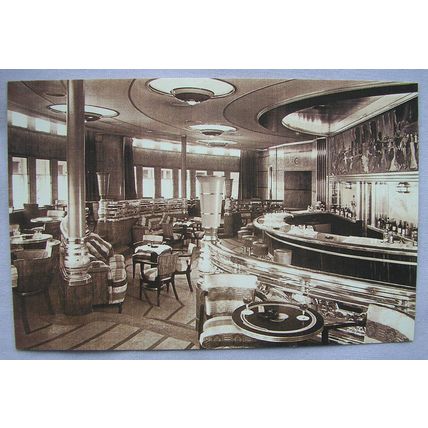 c.1980s PC Interior of Liner Queen Mary, 1936