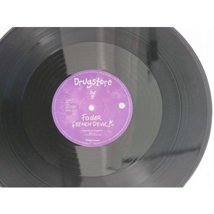 DRUGSTORE X 2 12" VINYL SINGLES. FADER AND SOLITARY PARTY GROOVER