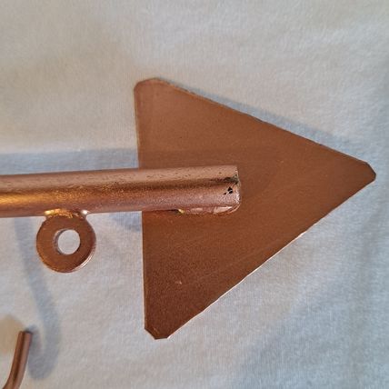 Brass ARROW WALL HOOK 6 Hook Metal Coat Towel Key Door Hanger