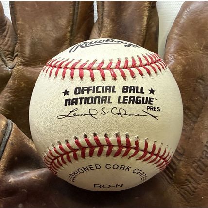 Steve Yeager Signed Autographed Official National League (ONL) Baseball