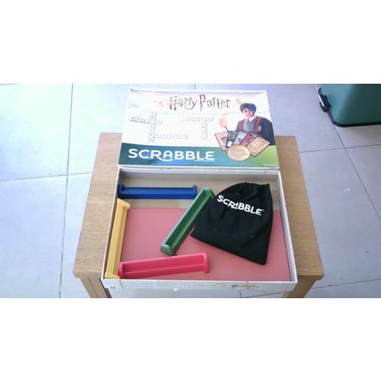 Harry Potter SCRABBLE - SEE NOTES (Missing Parts) Mattel Games (2018)