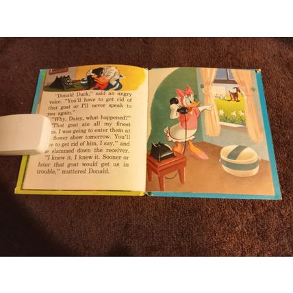 Tell-A-Tale Donald Duck's Lucky Day By Walt Disney Production 1951 Great Shape