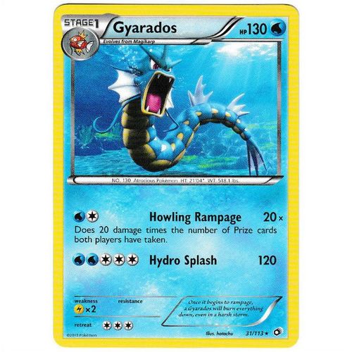 Pokemon B&W Legendary Treasures - #31/113 - Gyarados