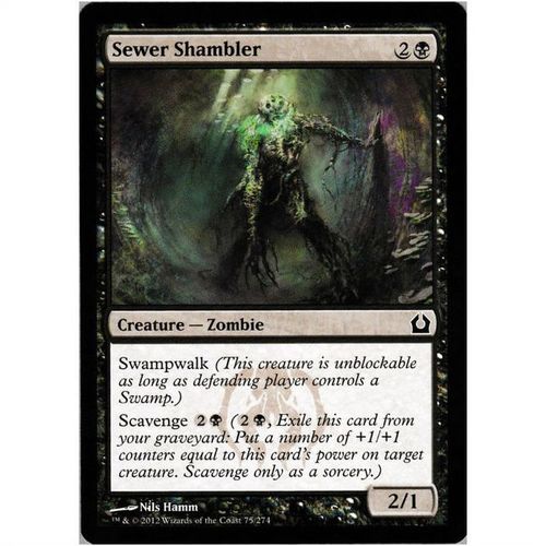 Magic the Gathering - Return to Ravnica - #75/274 - Sewer Shambler