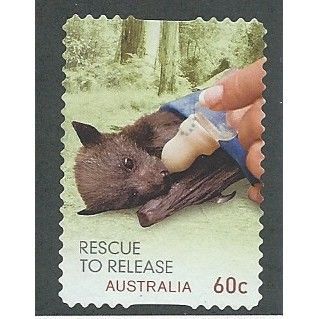 AUS 2010 60c (S/A) 'RESCUE TO RELEASE- FLYING FOX' FINE USED (EBID35-103)