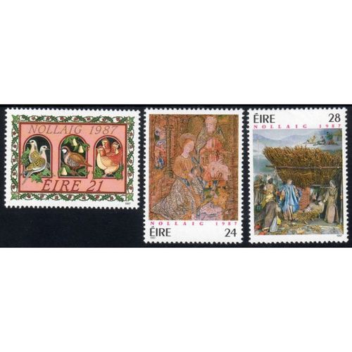 1987 Ireland Sg681 - Sg683 MOUNTED MINT SET (E26)
