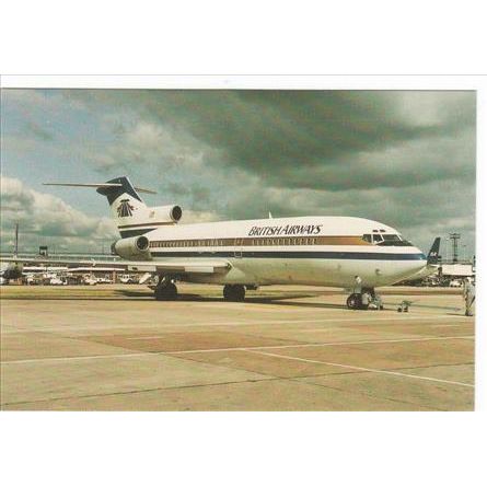 British Airways Boeing B727 22 Aircraft Postcard (A16312)