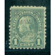 Used 581 1c Benjamin Franklin Average Plus A16277
