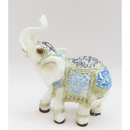 Raised Trunk Bombay Elephant Figurine/Ornament 8.5 CM Gift Home Decor Collect