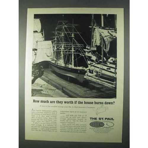 1966 The St. Paul Insurance Companies Ad - How Much