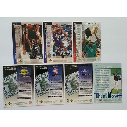 1994-95 Upper Deck Basketball Rookie, Stars, Jordan, Hill etc card lot NM Cond.