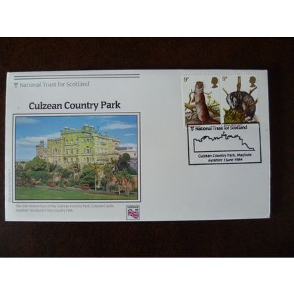 1984 National Trust Culzean Country Park Pilgrim Cover Special Maybole badger