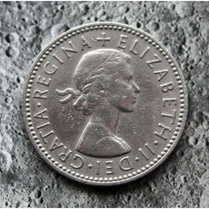 1958 Queen Elizabeth II Cupro-Nickel Shilling 1/- British Scottish