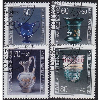 GERMANY BERLIN [1986] MiNr 0765-68 ( O/used ) Kunst