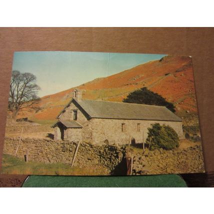THE OLD CHURCH, MARTINDALE, Westmorland used postcard 1977 pm =