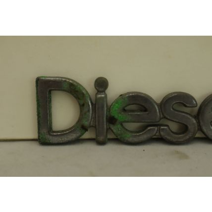 1980’s-1990’s Oldsmobile? “Diesel” Chrome Plastic Emblem Rat Rod