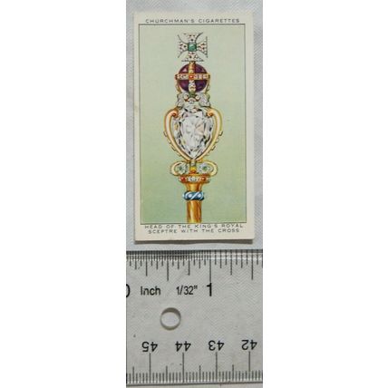 1937 Churchman King's Coronation 29 Head of the King's Royal Sceptre