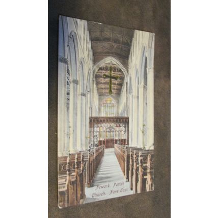 Frith 1907 Fr Postcard - Church interior, Newark on Trent - Nottinghamshire